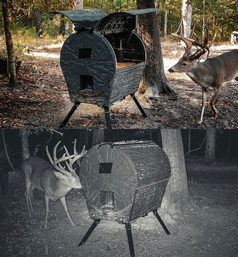 Make nocturnal bucks more huntable with our all new Daytime Deadfall Feeder Made in the USA . . Daytime deadfall feeder